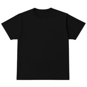 Camiseta lisa Preta Unissex