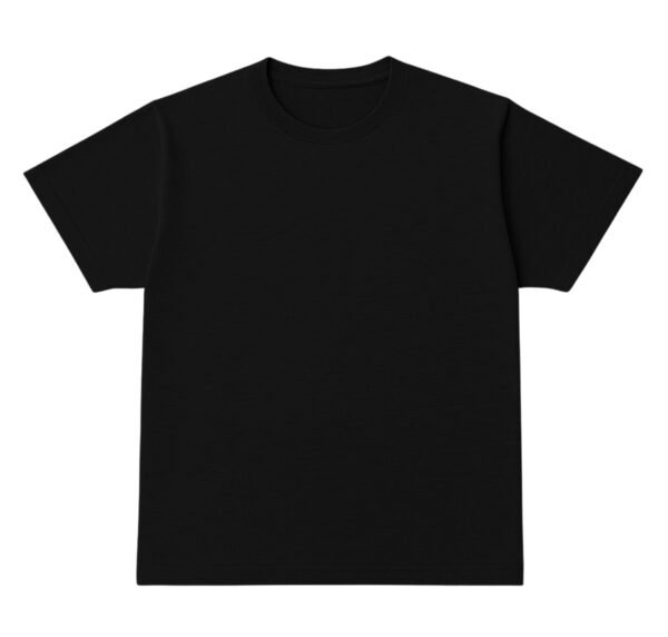 Camiseta lisa Preta Unissex