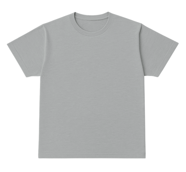 Camiseta lisa Cinza Unissex